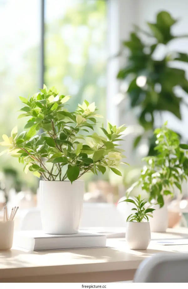 Indoor Plants: Livening Up Your Home Office