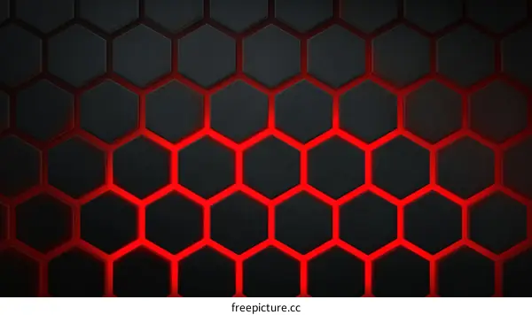 Abstract Geometric Hexagon Pattern Background