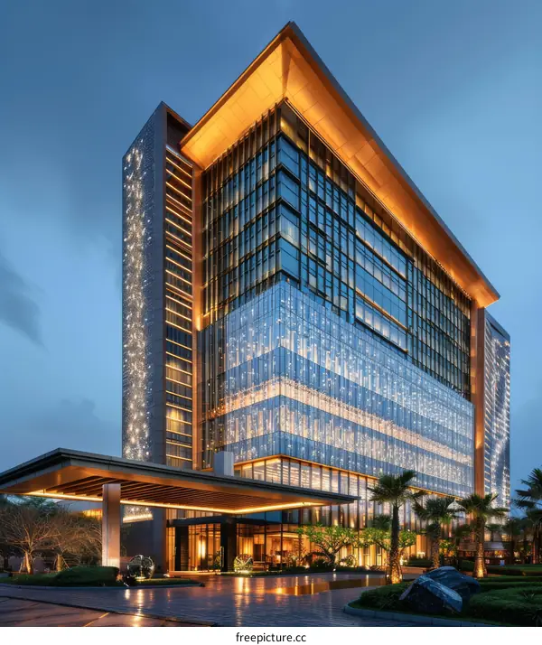 The Glamorous Hotel Lobby with Stunning Interior Design