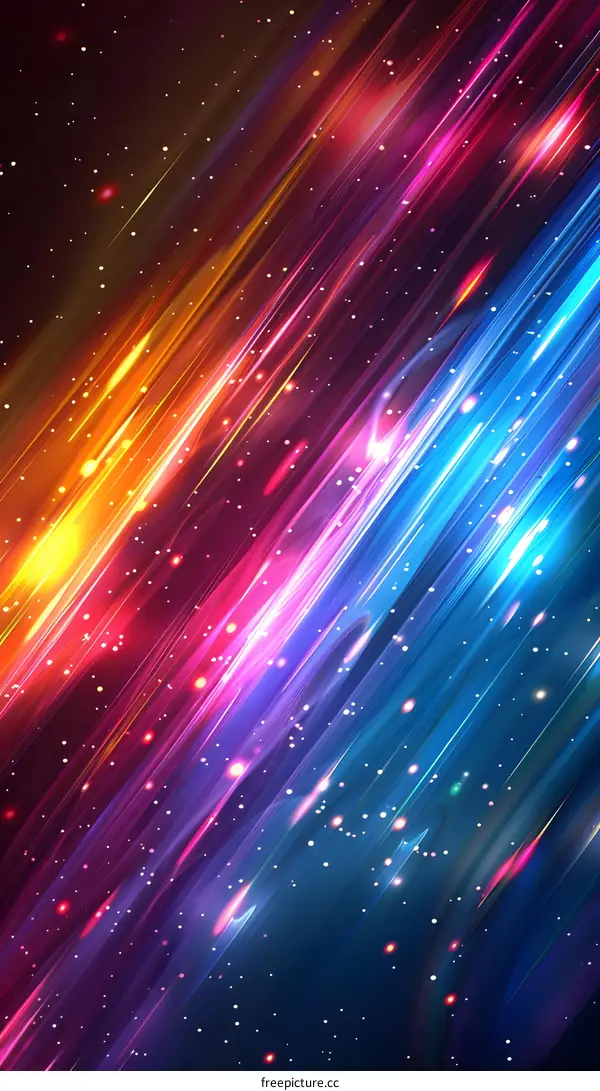 Fantastic colorful light