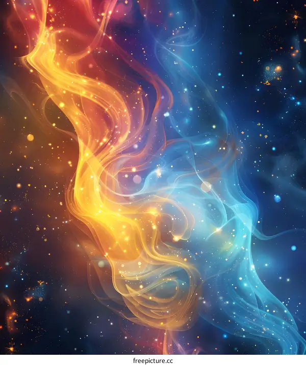 Fire and Ice Abstract