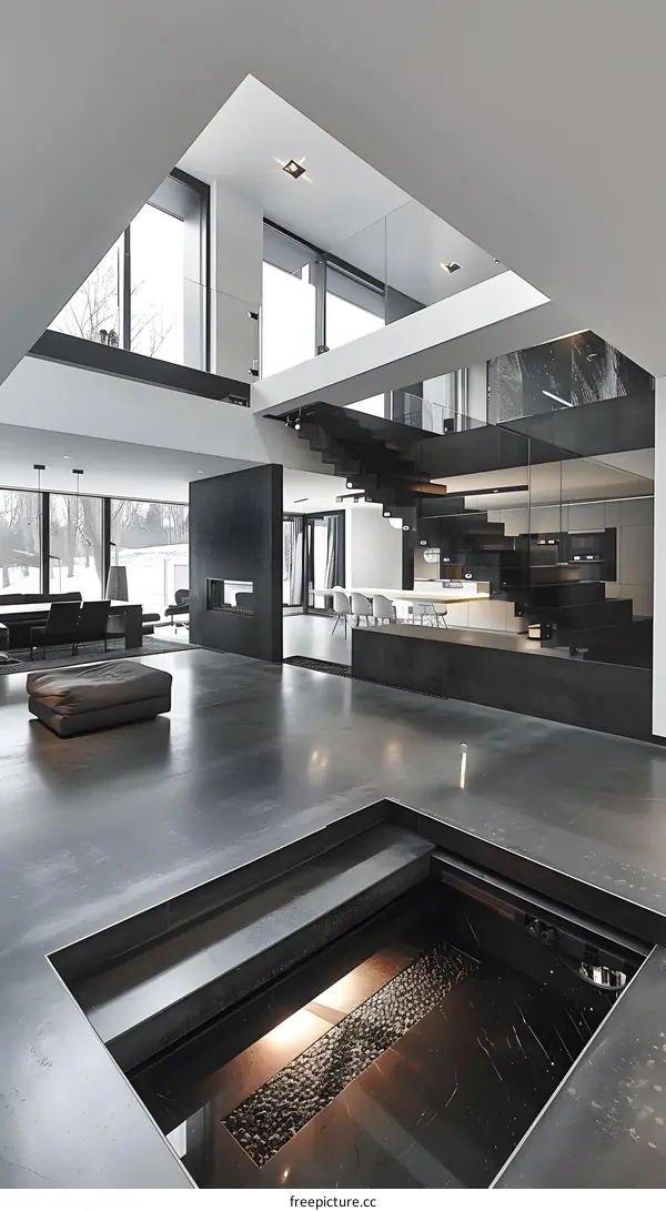 Modern House Interior Design with Minimalist Features