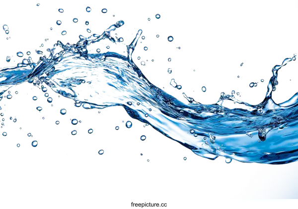 [Transparent Background PNG]Water Splash Abstract Background Image