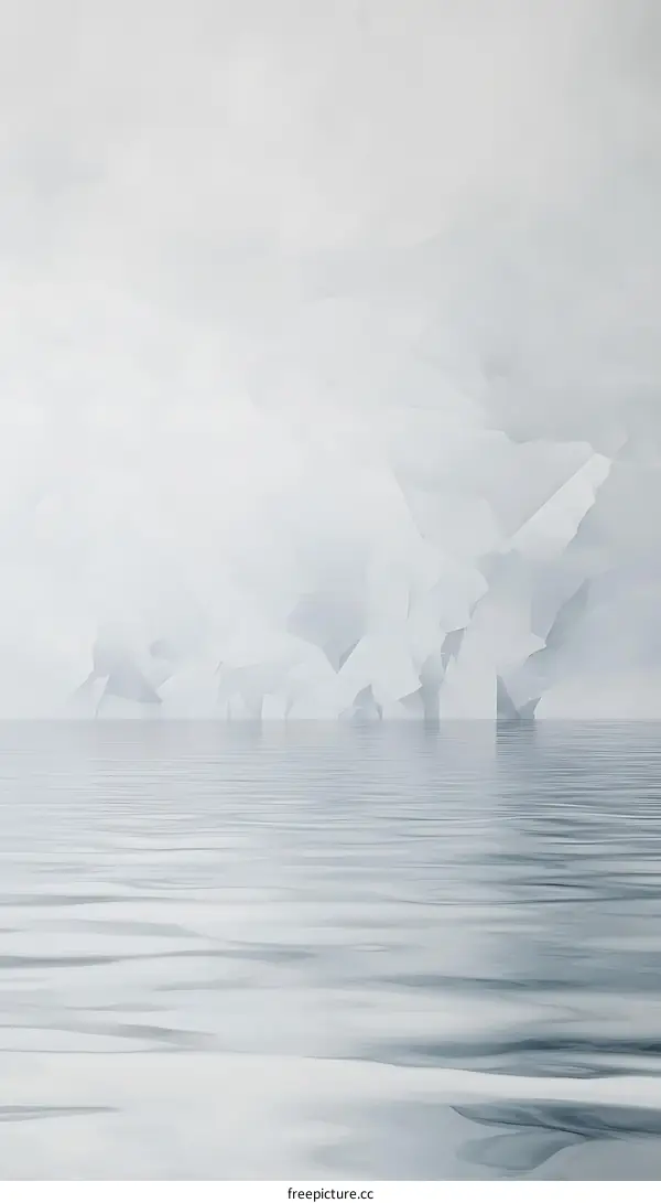 Abstract Water and Sky Minimalist  Art Background