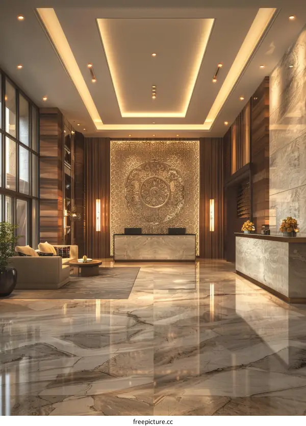 Modern Luxury Hotel Lobby Interior Design
