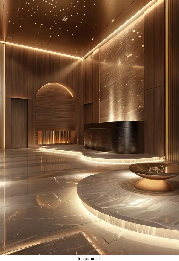 Luxury Modern Lobby Interior Design