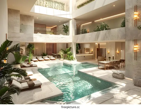 Indoor swimming pool