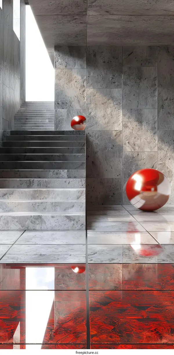 Modern Architecture Interior Design Illustration