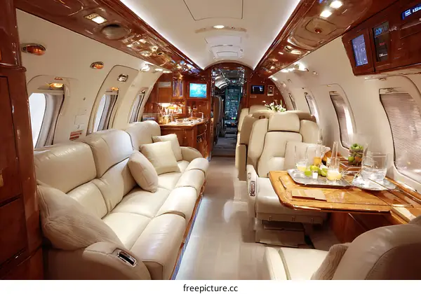 Luxury Private Jet Interior Design