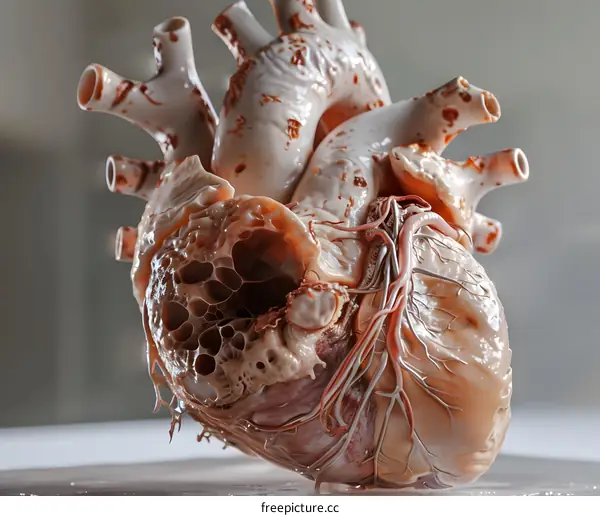 Human Heart Anatomy 3D Model