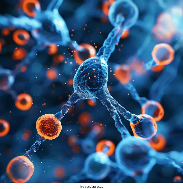 Artistic Rendering of a Neuron in 3D