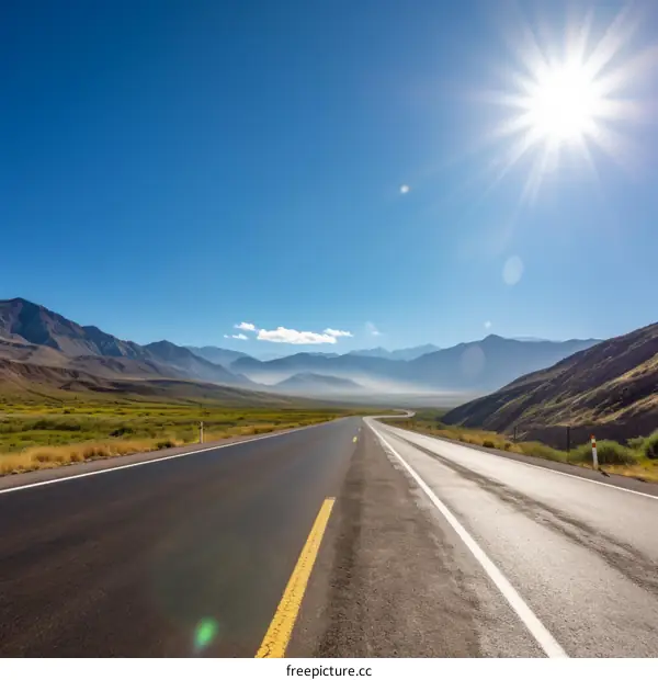 Road through the mountains