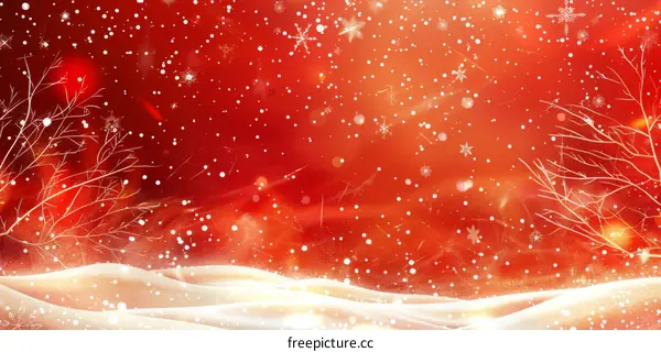 Magical Winter Wonderland: Christmas Snow Scene