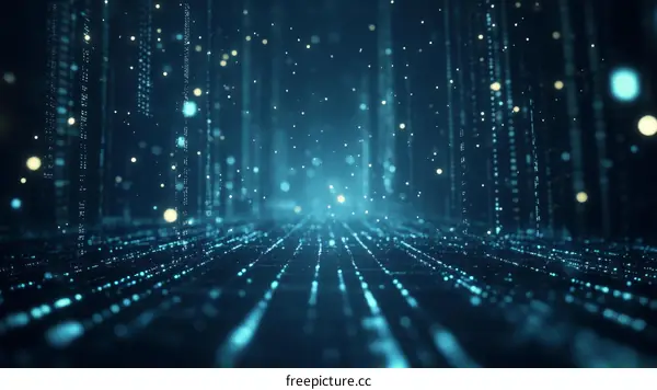 Digital Network Abstract Background