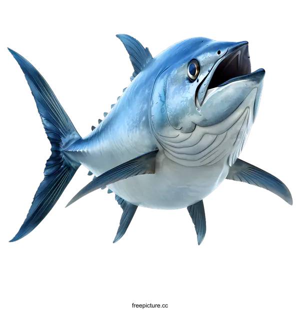 [Transparent Background PNG]Bluefin Tuna Illustration