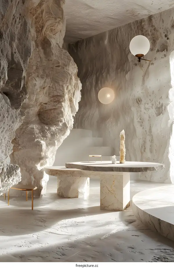 Modern Home in Rocky Cave