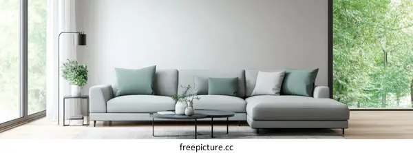 Modern Minimalist Living Room Interior Design