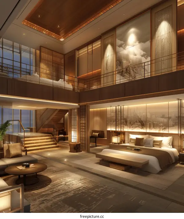 Luxury Modern Japanese Style Suite Interior Design