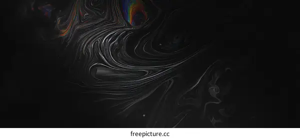 Abstract Colorful Liquid Swirls