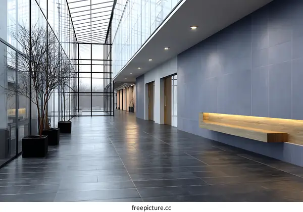 Modern Office Lobby Interior Design