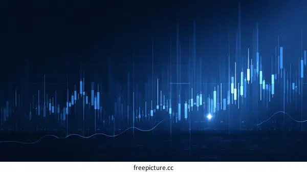 Abstract Financial Chart Illustration