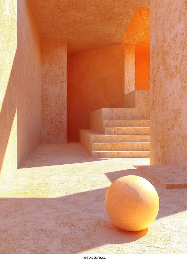 Abstract Modern Architecture Design Illustration