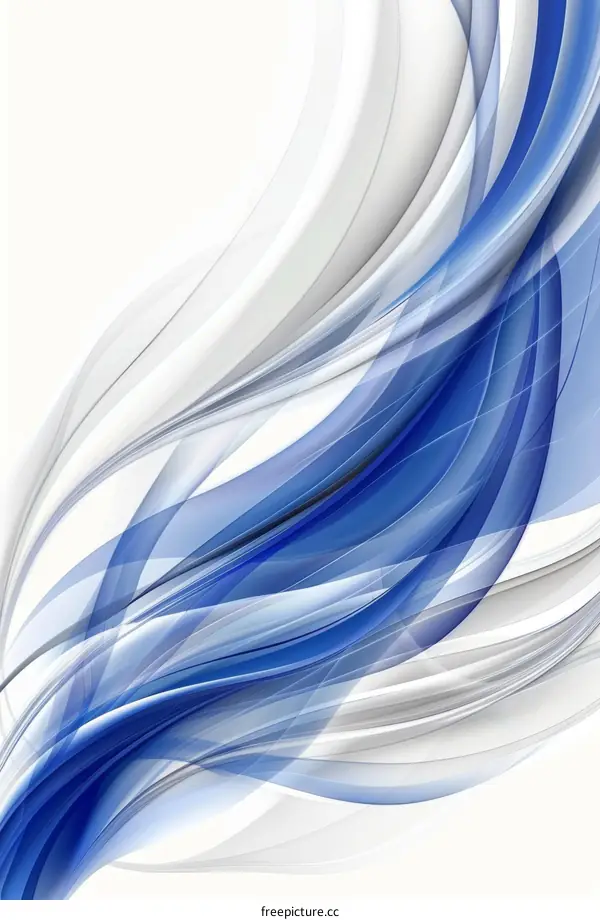 Blue and white abstract background