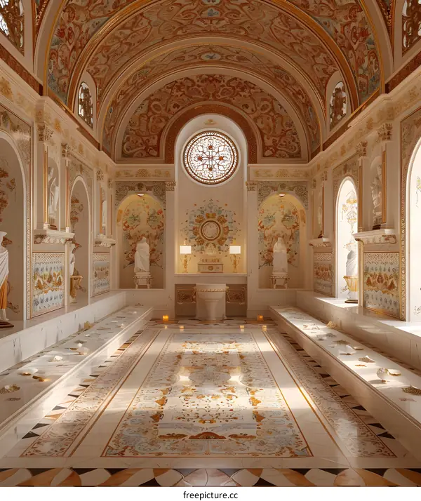 Luxury Bathroom Interior Design With Ornate Details