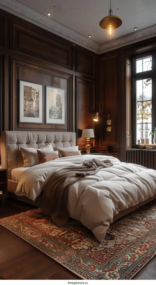Elegant Vintage Bedroom Interior Design