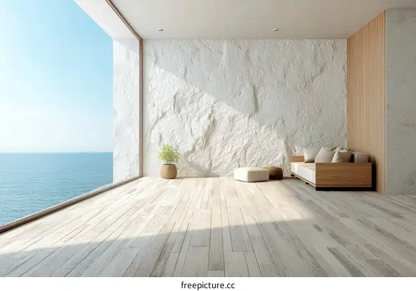 Modern Coastal Living Room Interior Design