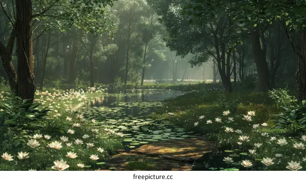 Mystical forest journey