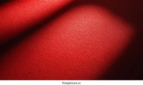 Red Texture Surface with Light and Shadow