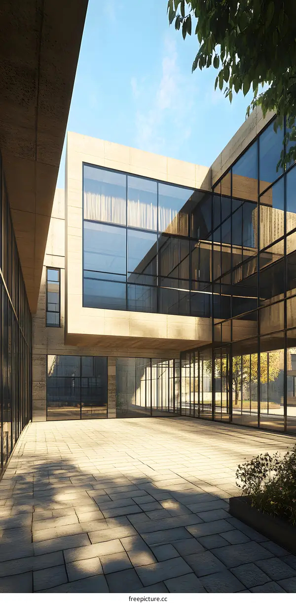 Modern Glass Building Architecture Design