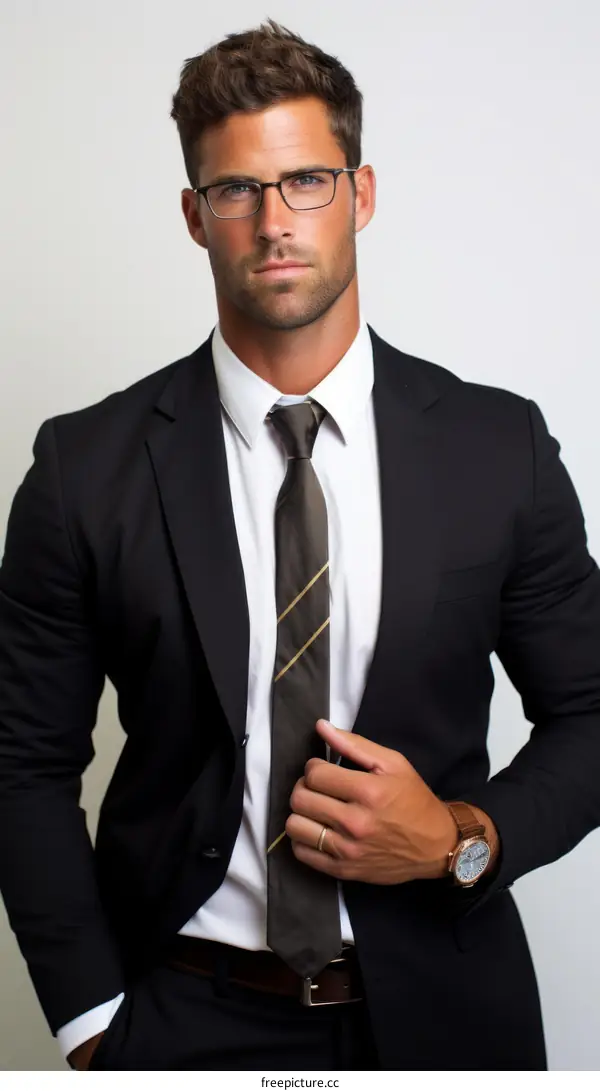 A man in a suit and tie