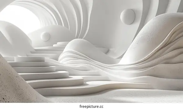Abstract Architectural Interior Design