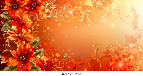 Christmas poinsettia