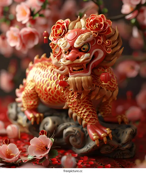 Dancing獅子 Celebrating Spring Festival