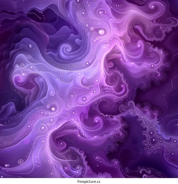Purple abstract background with smooth lines
