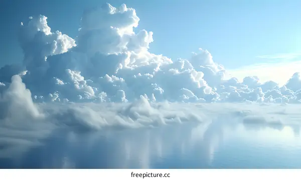 The vast clouds