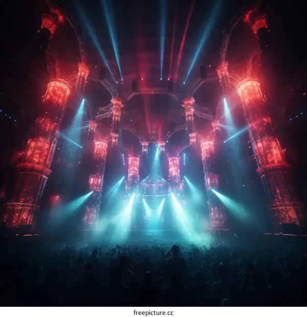 The crowd is excited as the DJ takes the stage at the electronic music festival.