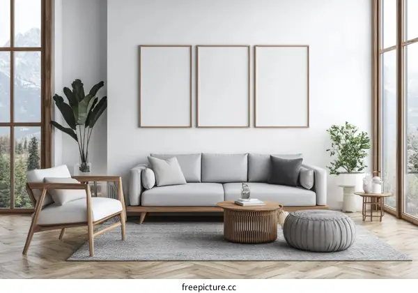 Modern Minimalist Living Room Interior Design