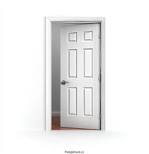 Open White Doorway Illustrative Image