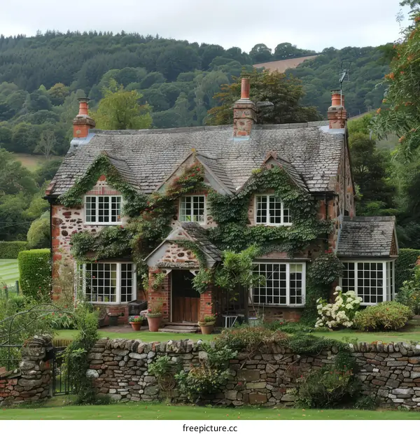 Charming Stone Cottage Nestled in the British Countryside