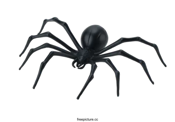 [Transparent Background PNG]Black Decorative Spider Sculpture