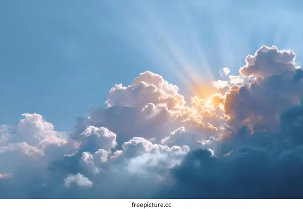 Beautiful Clouds and Sunlight