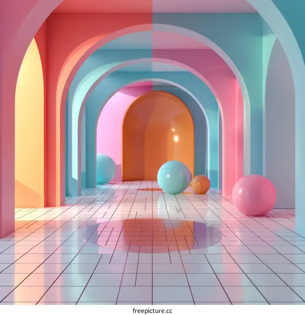 Colorful Arches and Spheres