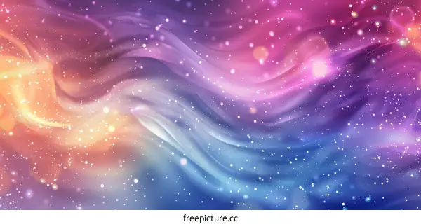 Colorful Nebulae in Deep Space