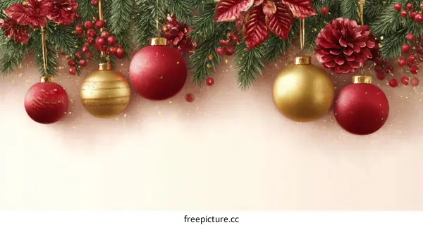 Christmas Decorations Festive Background