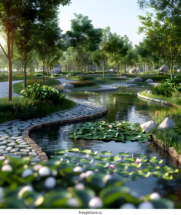 Landscape design renderings