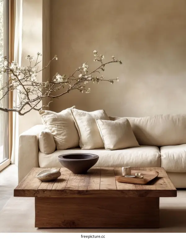 Modern Minimalist Living Room Coffee Table